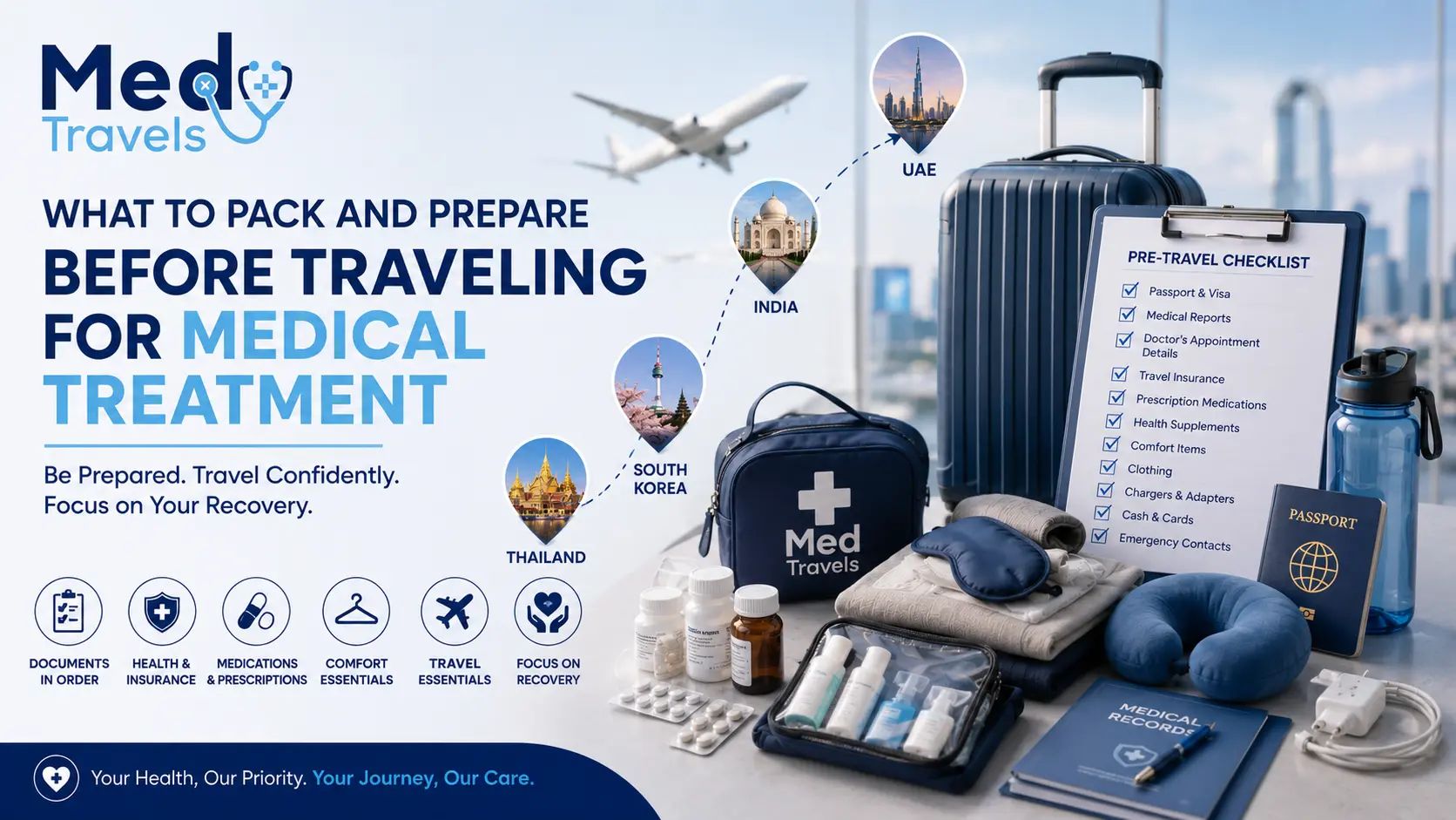 What to Pack and Prepare Before Traveling for Medical Treatment