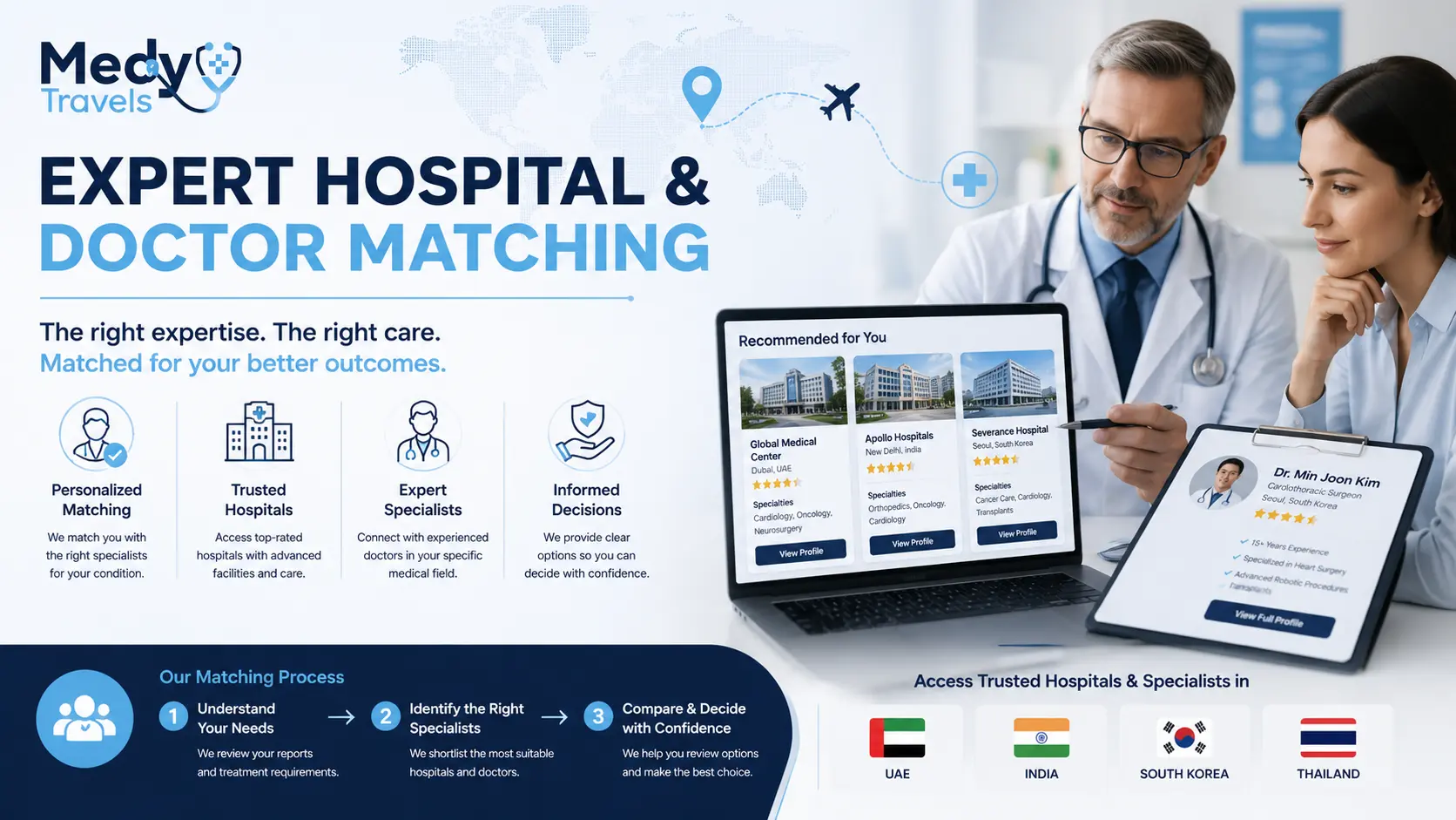 Expert Hospital & Doctor Matching